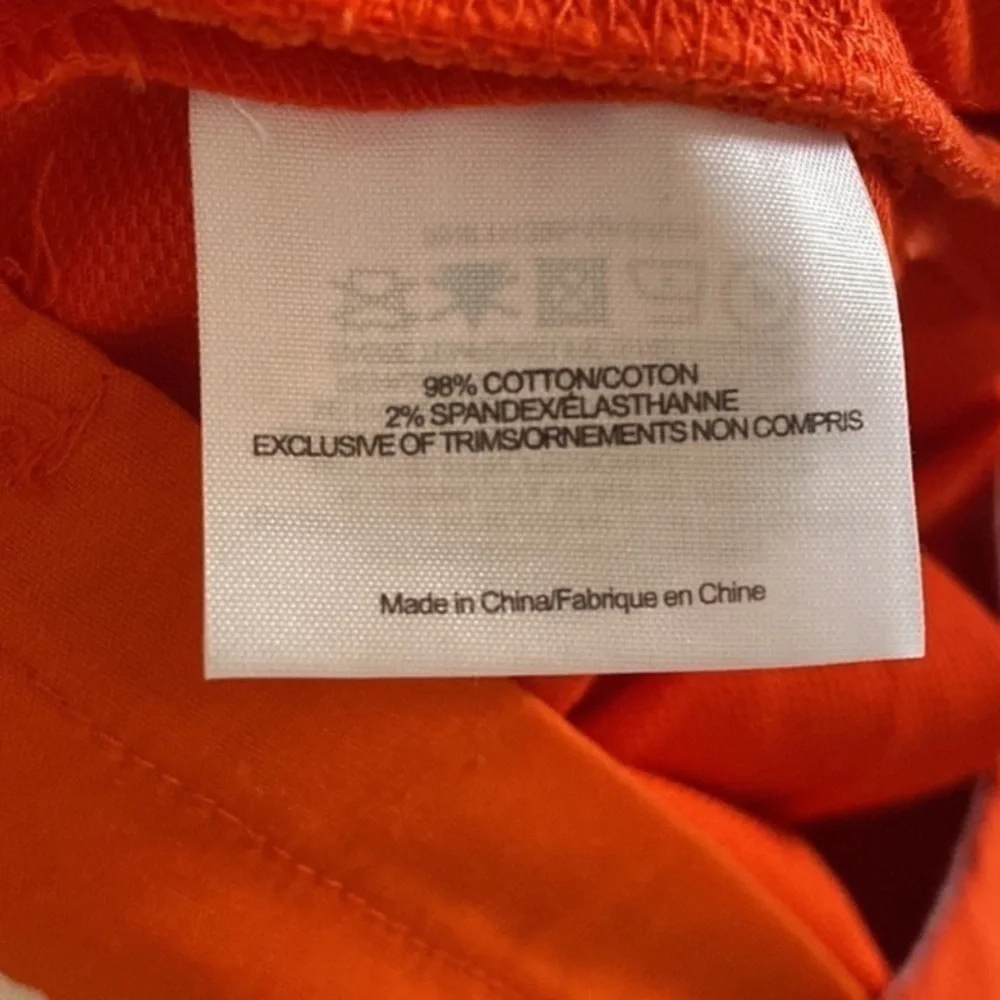 TORY BURCH Bright Orange Shorts